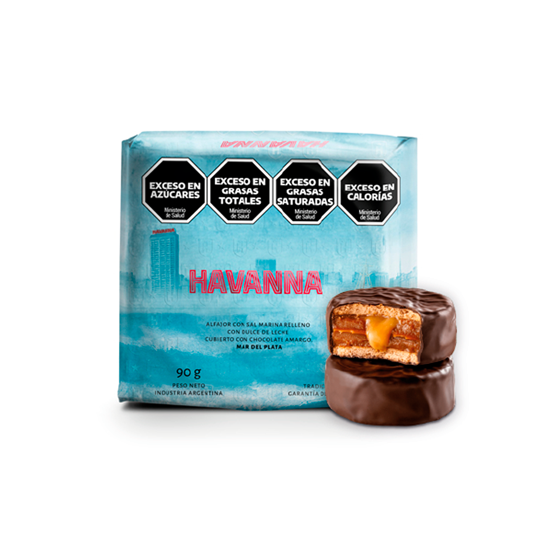 ALFAJOR HAVANNA MAR DEL PLATA 90 GR UNIDAD