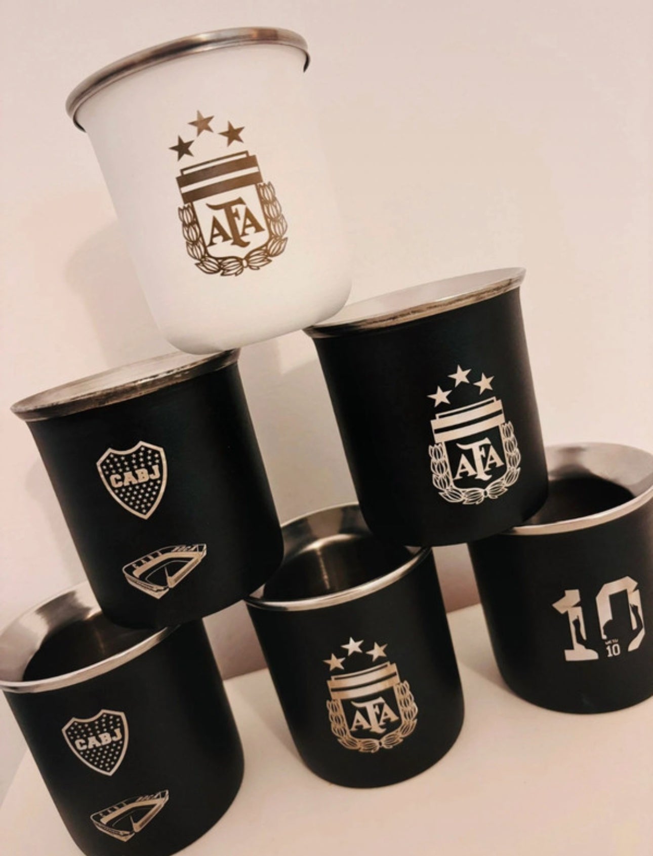 COMBO MATE Y BOMBILLA BOCA JUNIOR