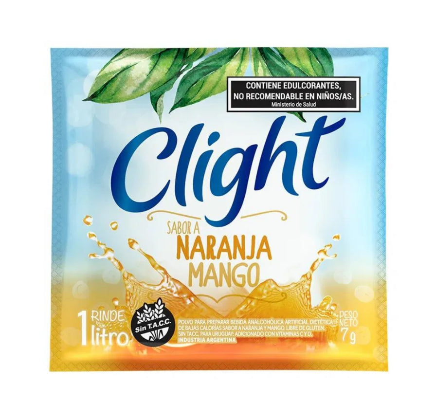 JUGOS CLIGHT - NARANJA - 8GR UNIDAD