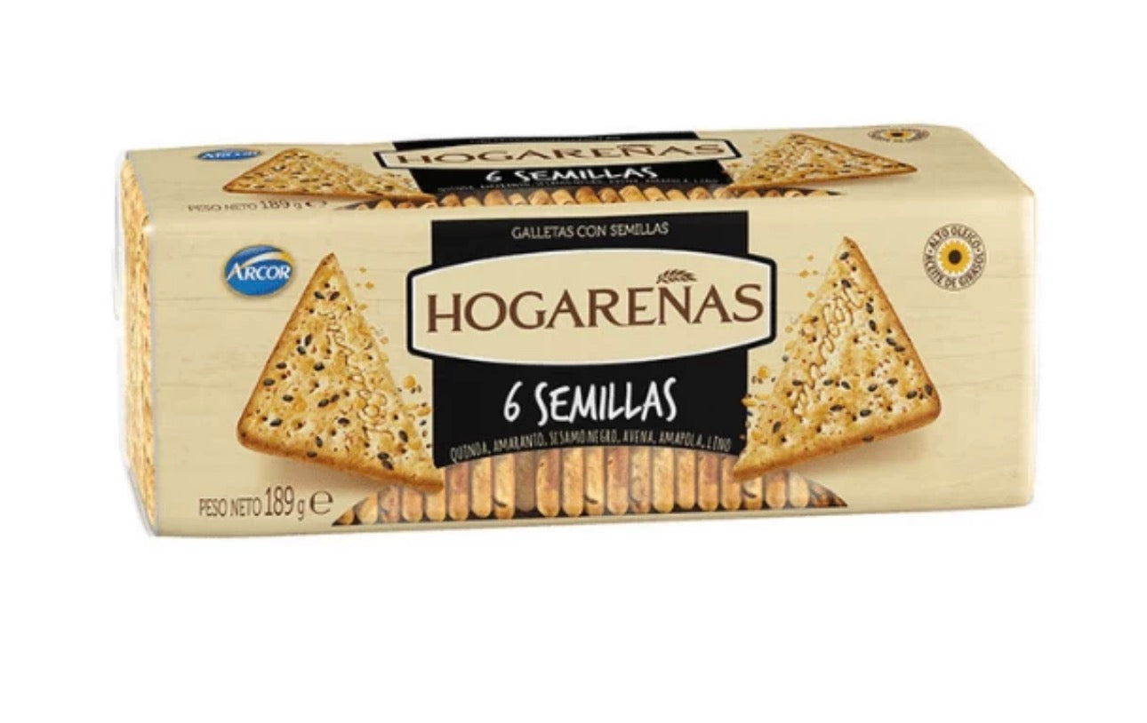 GALLETITAS HOGAREÑAS 6 SEMILLAS - 189GR