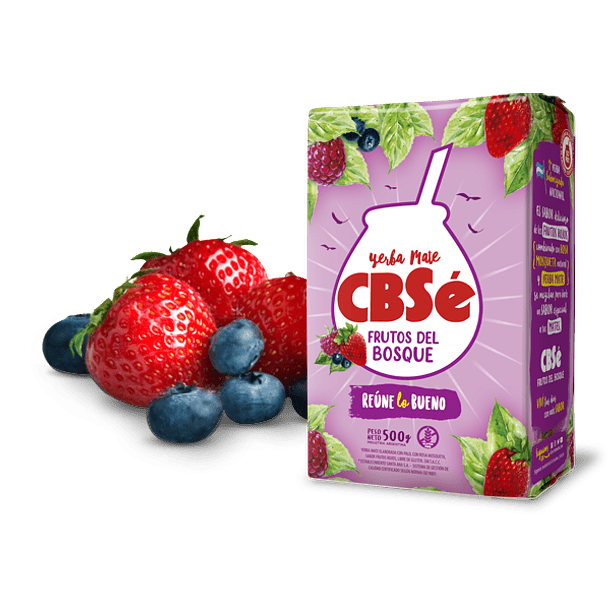 YERBA MATE CBSÈ - Frutos del Bosque - 500 GR