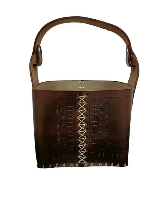 MATERA CUERO MARRON -OFERTA