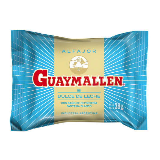 Alfajores guaymallén chocolate blanco
