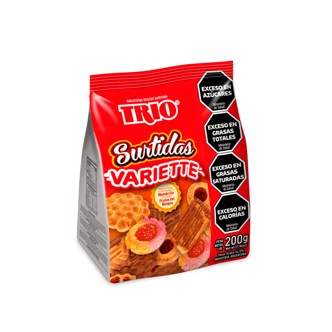 GALLETITAS SURTIDAS VARIETTE TRIO 200 GR