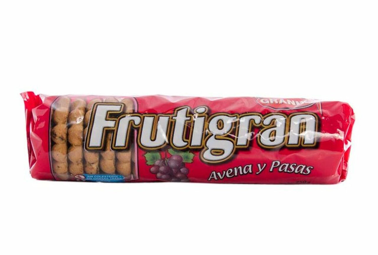 FRUTIGRAN GALLETITAS - AVENA Y PASAS - 250GR