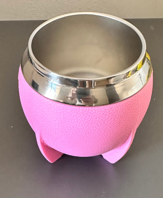 MATE TORPEDO LISO DE ACERO - ROSA -